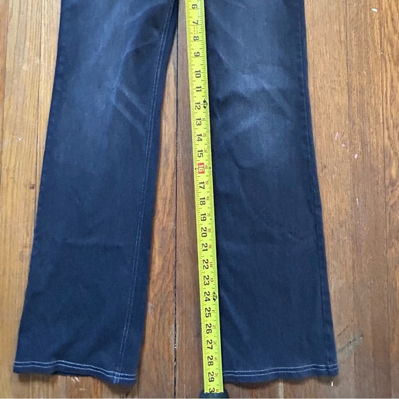 Halara | Black Pull On Flare Leg Leggings / Jeans Size Small - Picture 4 of 8